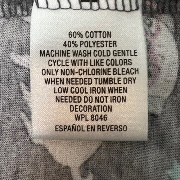 Jenni Intimates Womens Pajama Pants Size XXL Pug Novelty Print Gray White - Picture 6 of 6